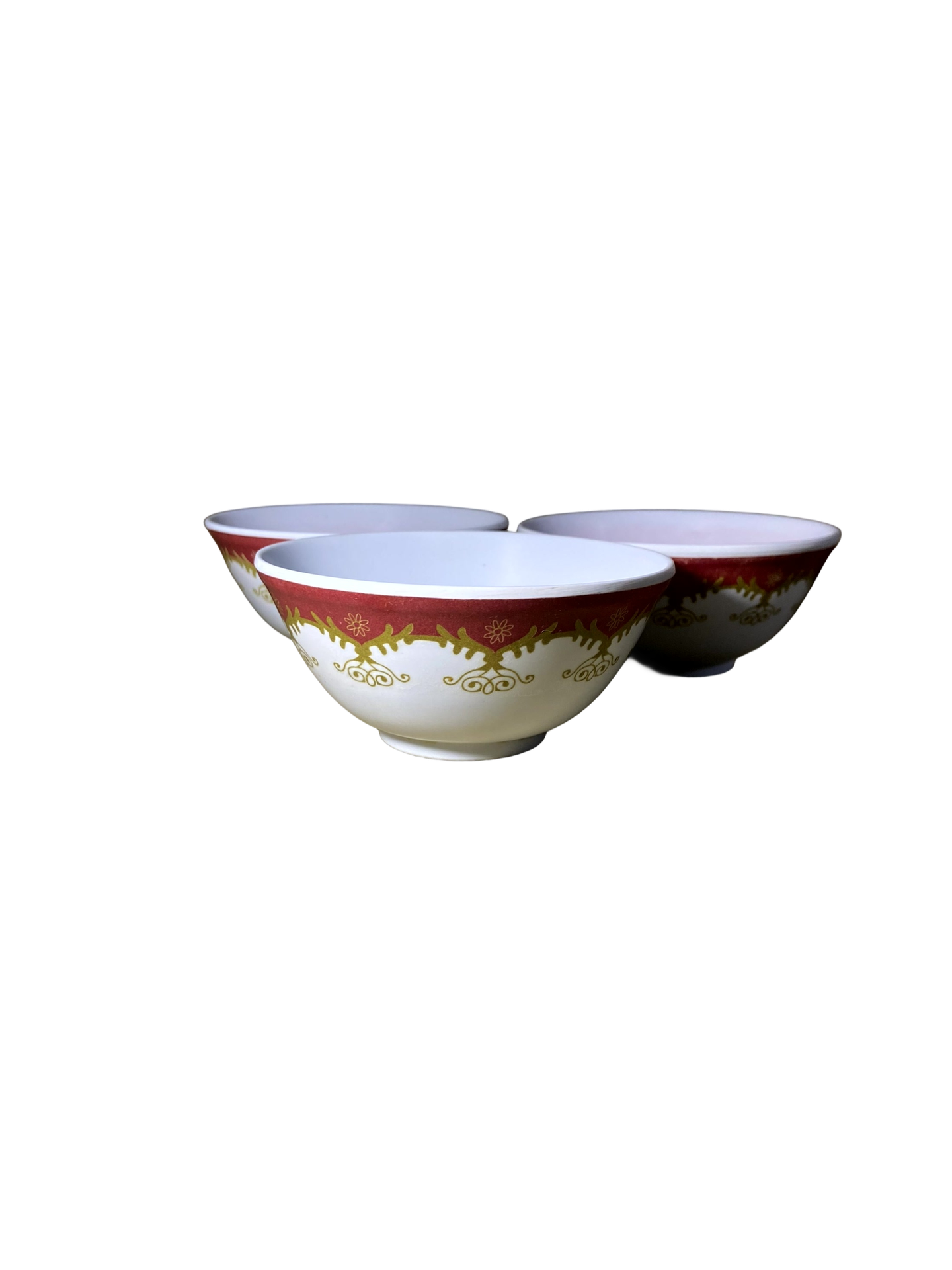 Trio de Mini Bowls Ornamentais