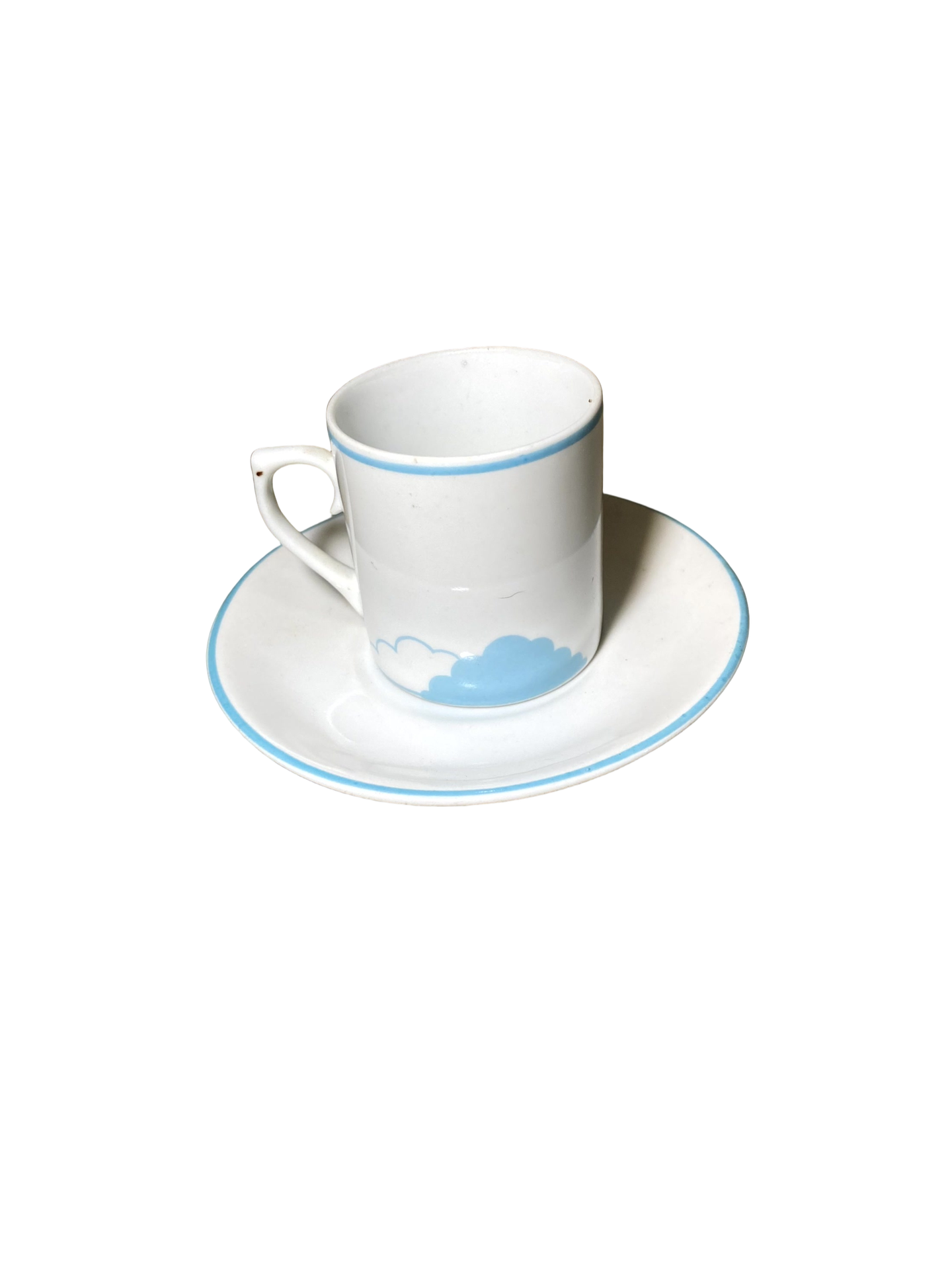 Sexteto de Xícaras de Porcelana Schmidt Céu Vintage - Imagem 2