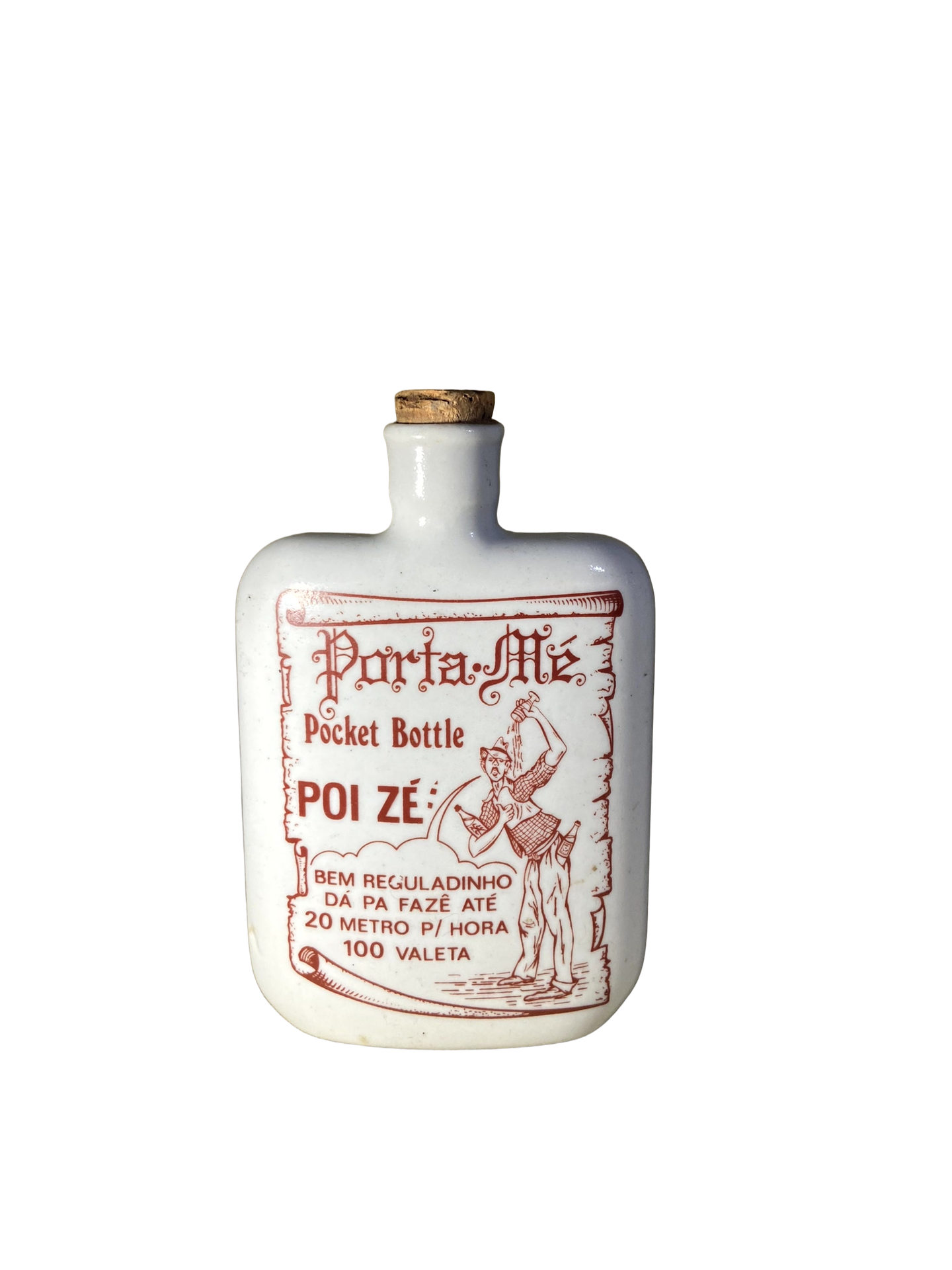 Garrafa Cantil de Bolso - "Porta-Mé Poi Zé"