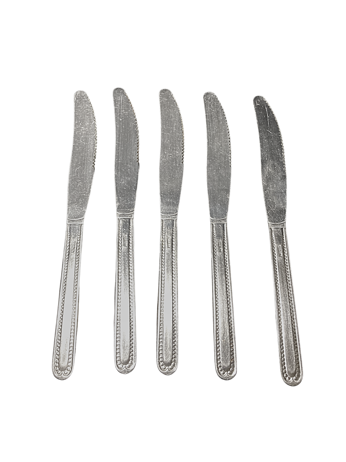Quinteto de Facas de Churrasco Vintage