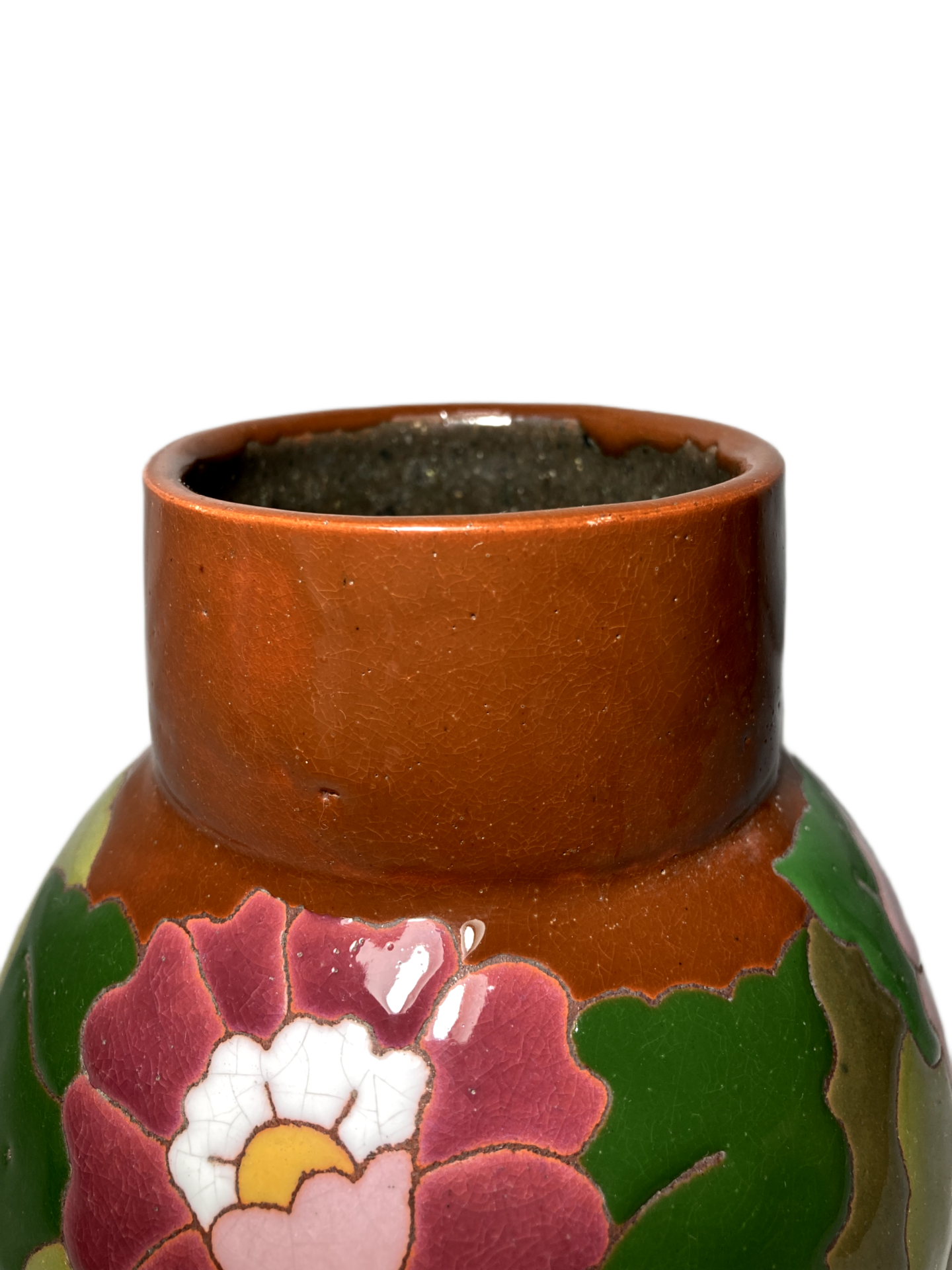 Vaso Vintage Floral – Cerâmica Jardim Curitiba - Imagem 2