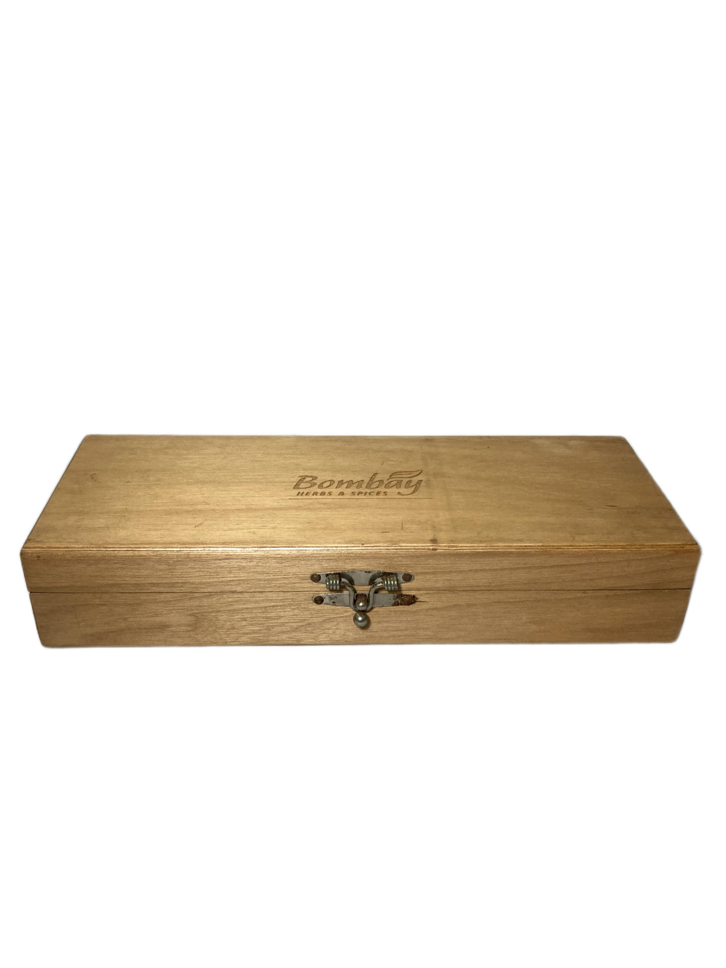 Caixa de Madeira Vintage para Especiarias – Bombay Herbs & Spices