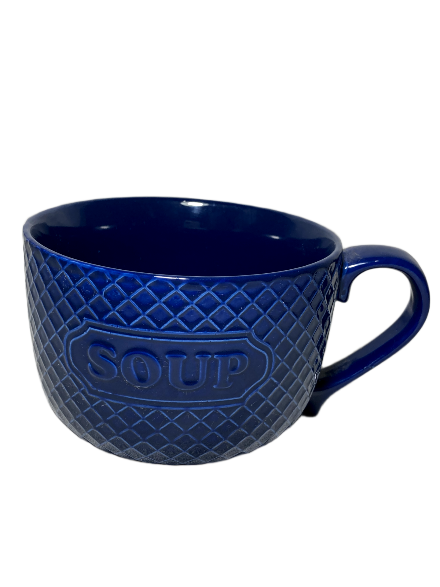 Caneca de Cerâmica Azul Soup