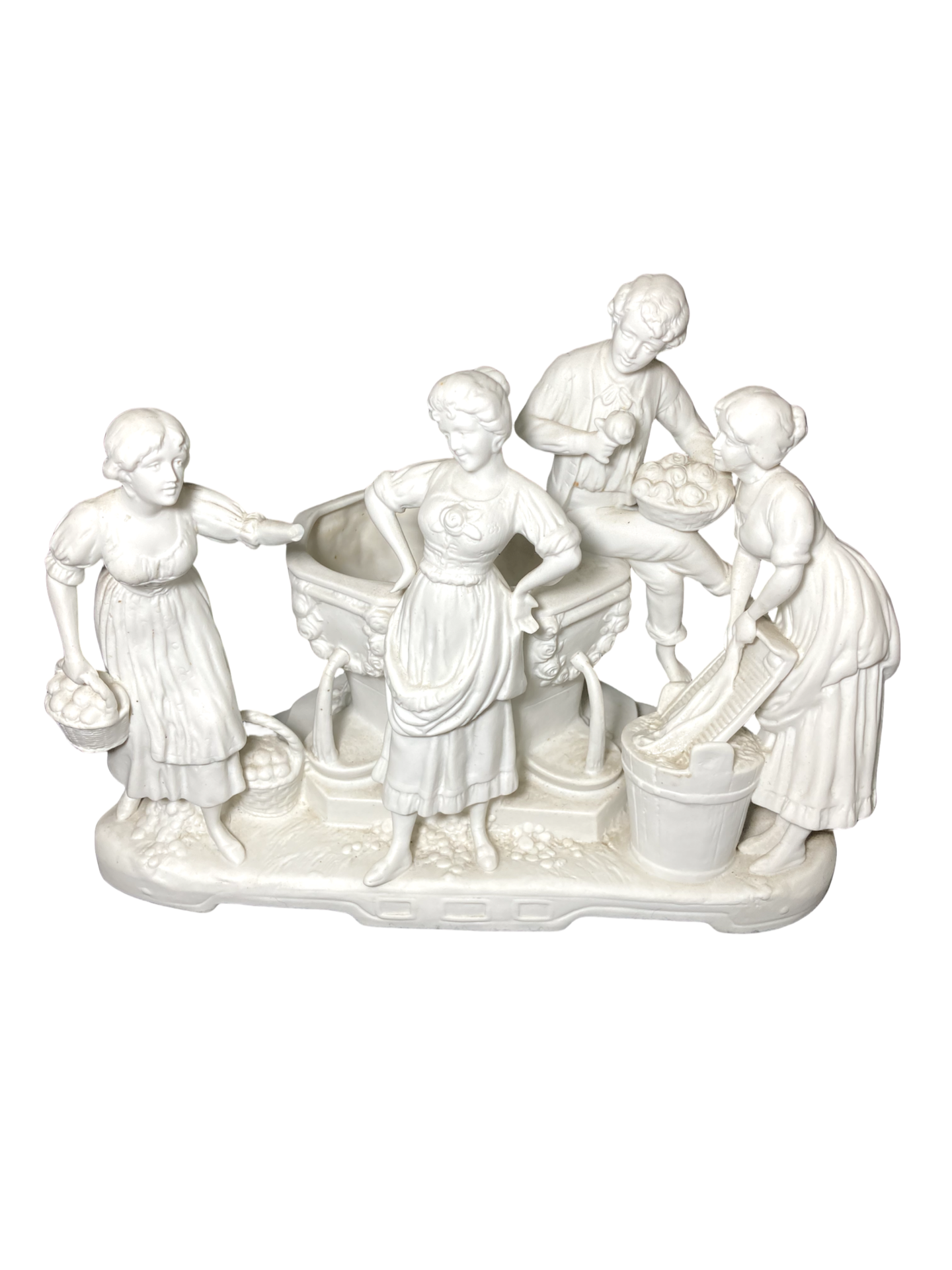 Escultura "Lavadeiras" – Cena Bucólica Continental