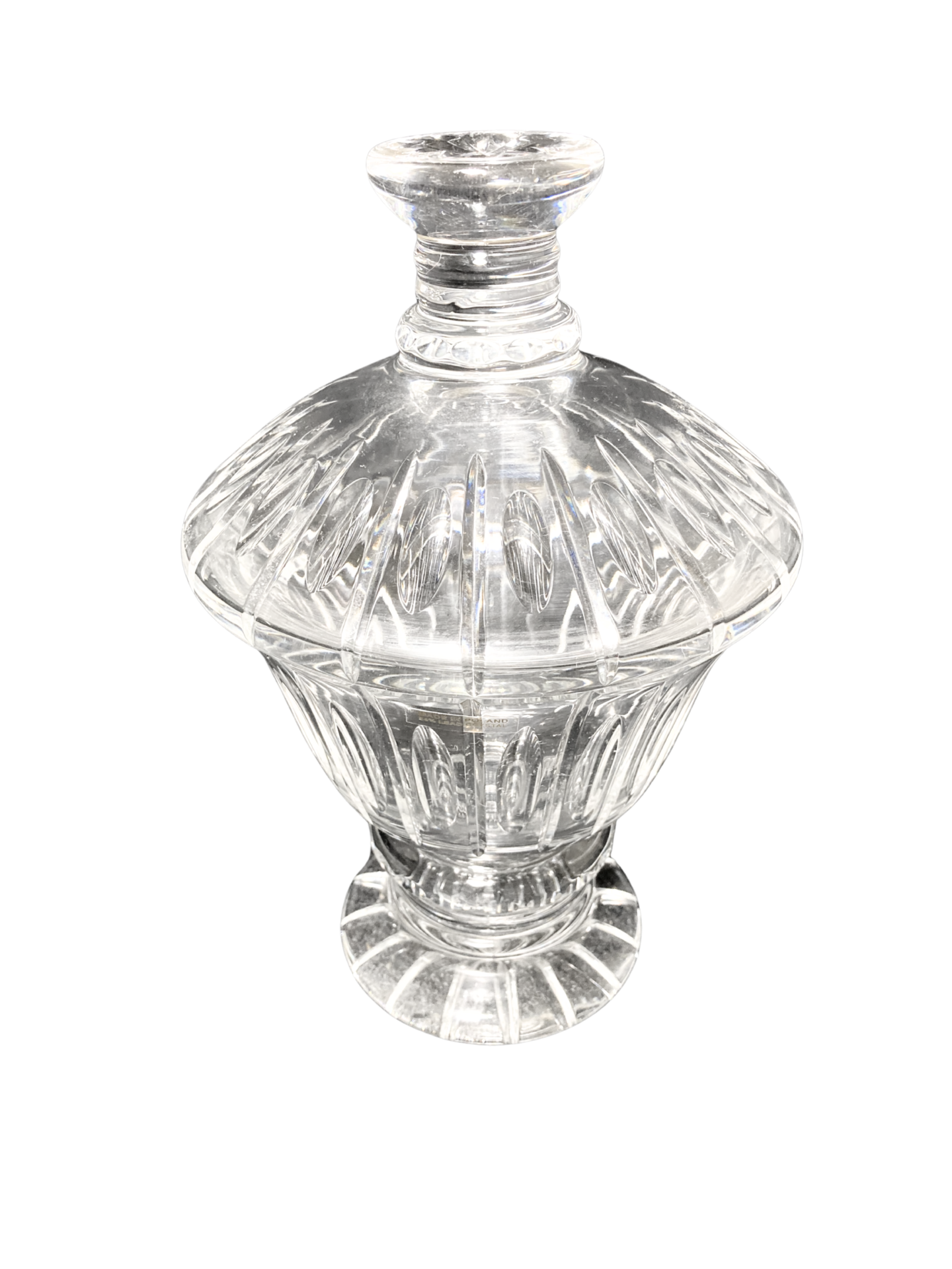 Bomboniere de Cristal Boêmio com Tampa – 24% Lead Crystal, Made in Poland