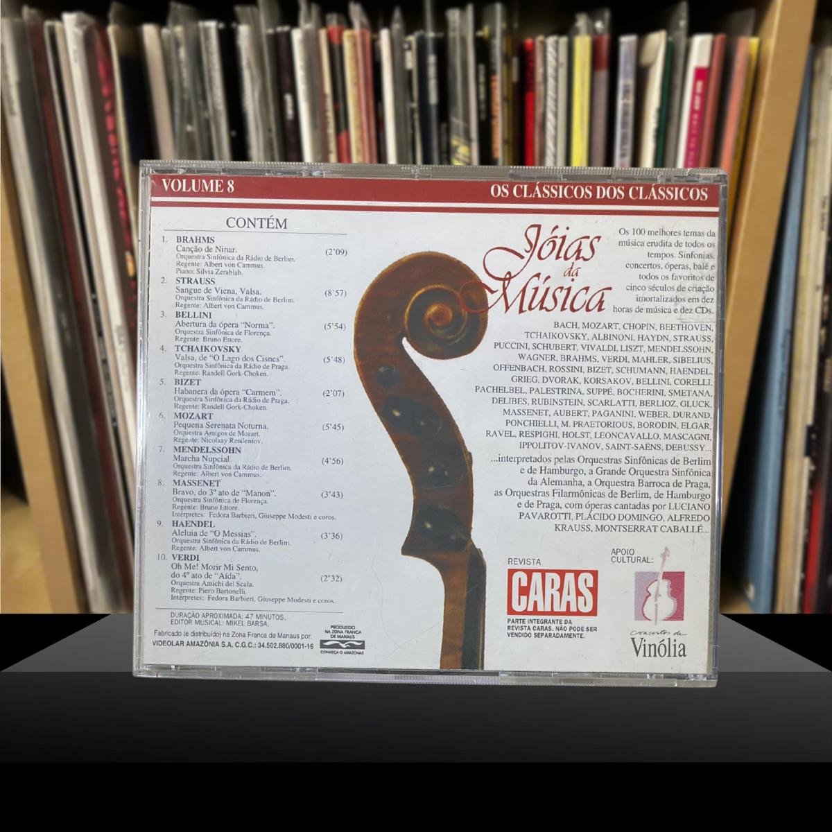 Jóias da Música, Brahms, Strauss, Bellini, Tchaikovsky, Bizet, Mozart, Mendelssohn - Imagem 2