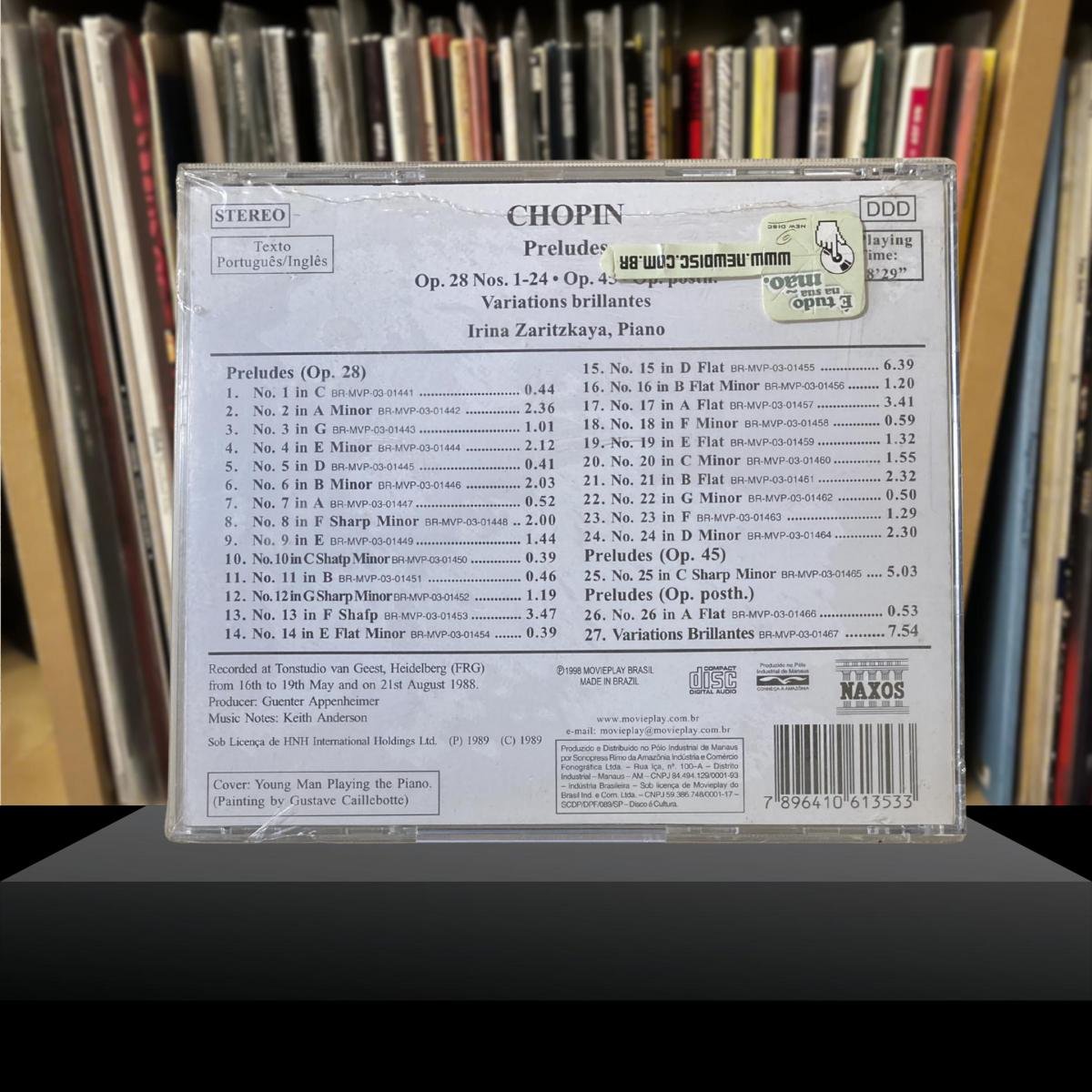 Chopin: Preludes, Variations Brillantes, Irina Zaritzkaya, Piano 1988 recording - Naxos - Imagem 2