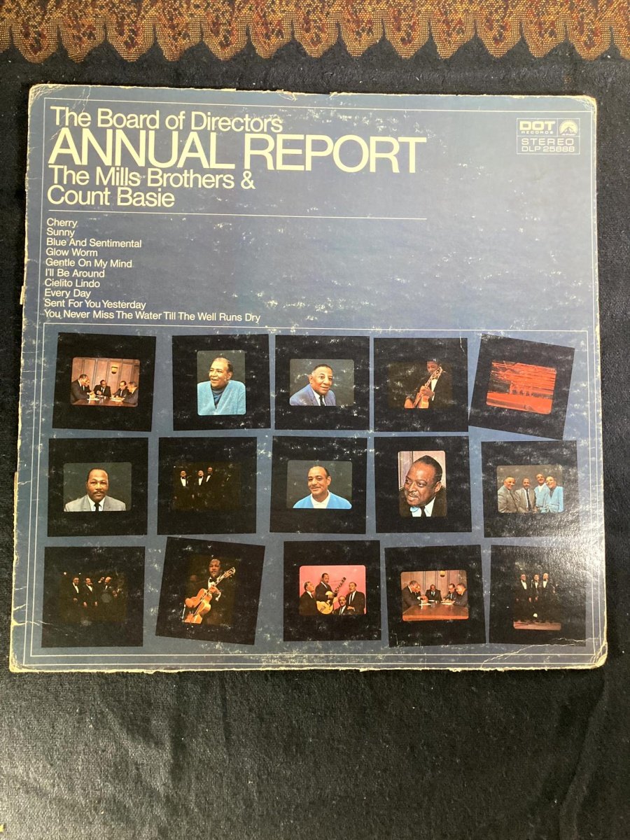 VINIL. The Mills Brothers & Count Basie - The Board of Directors Annual Report
