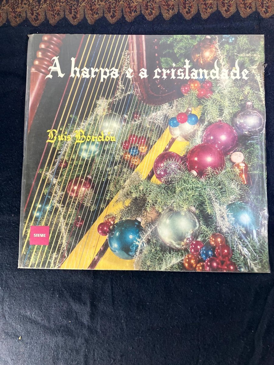 VINIL. Luís Bordon - A Harpa e a Cristandade em Stereo (Chantecler LP 2-07-405-268)