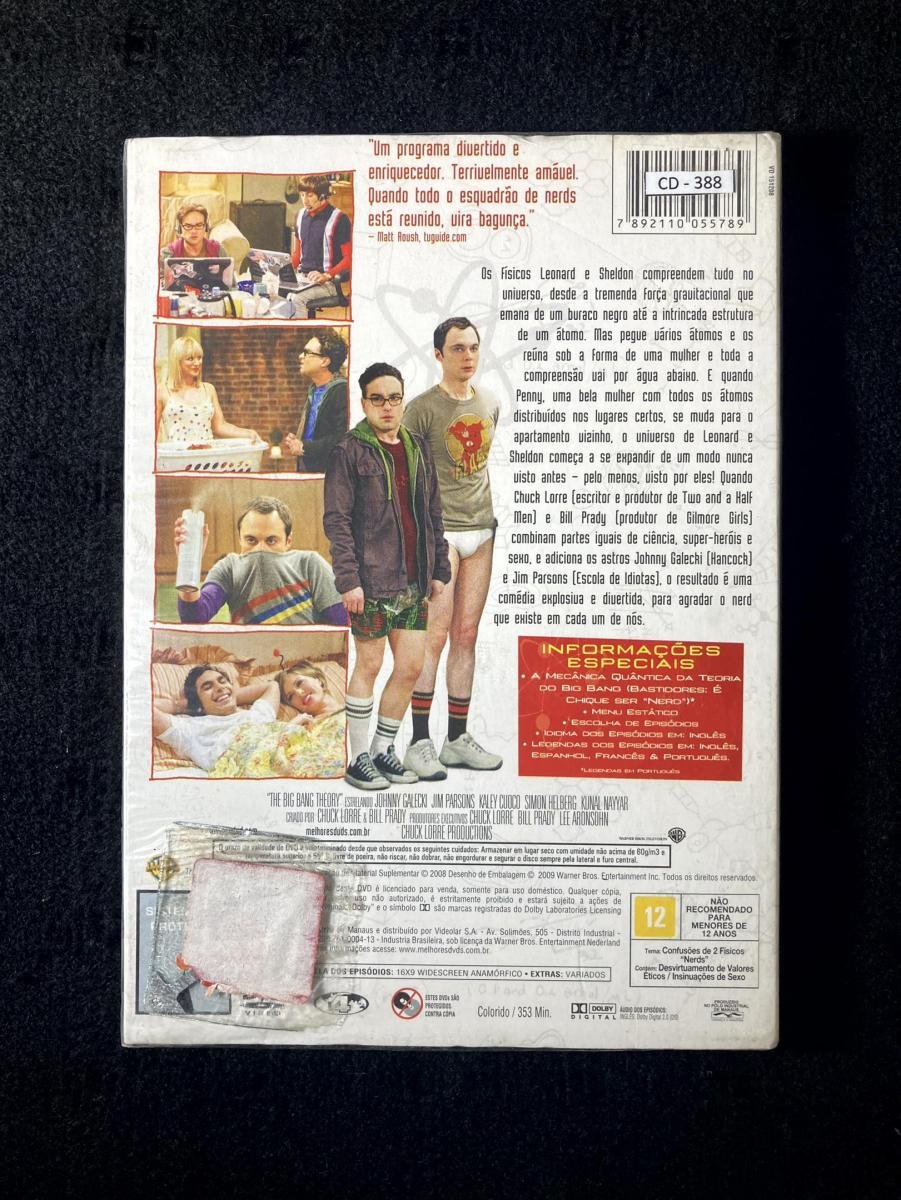 DVD. Big Bang a Teoria - A Primeira Temporada Completa - Imagem 2