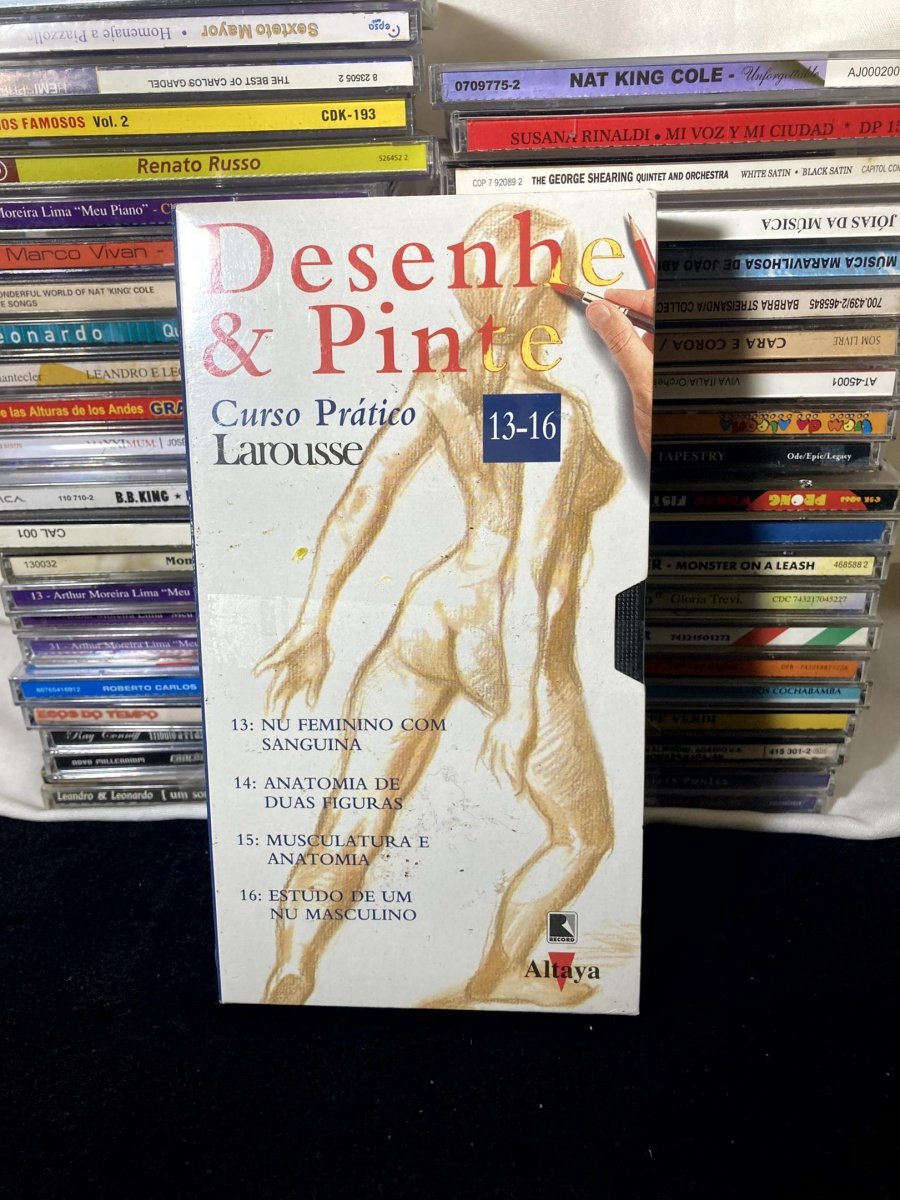 ) VHS. Desenhe & Pinte - Curso Prático Larousse (Altaya Vol. 13-16)