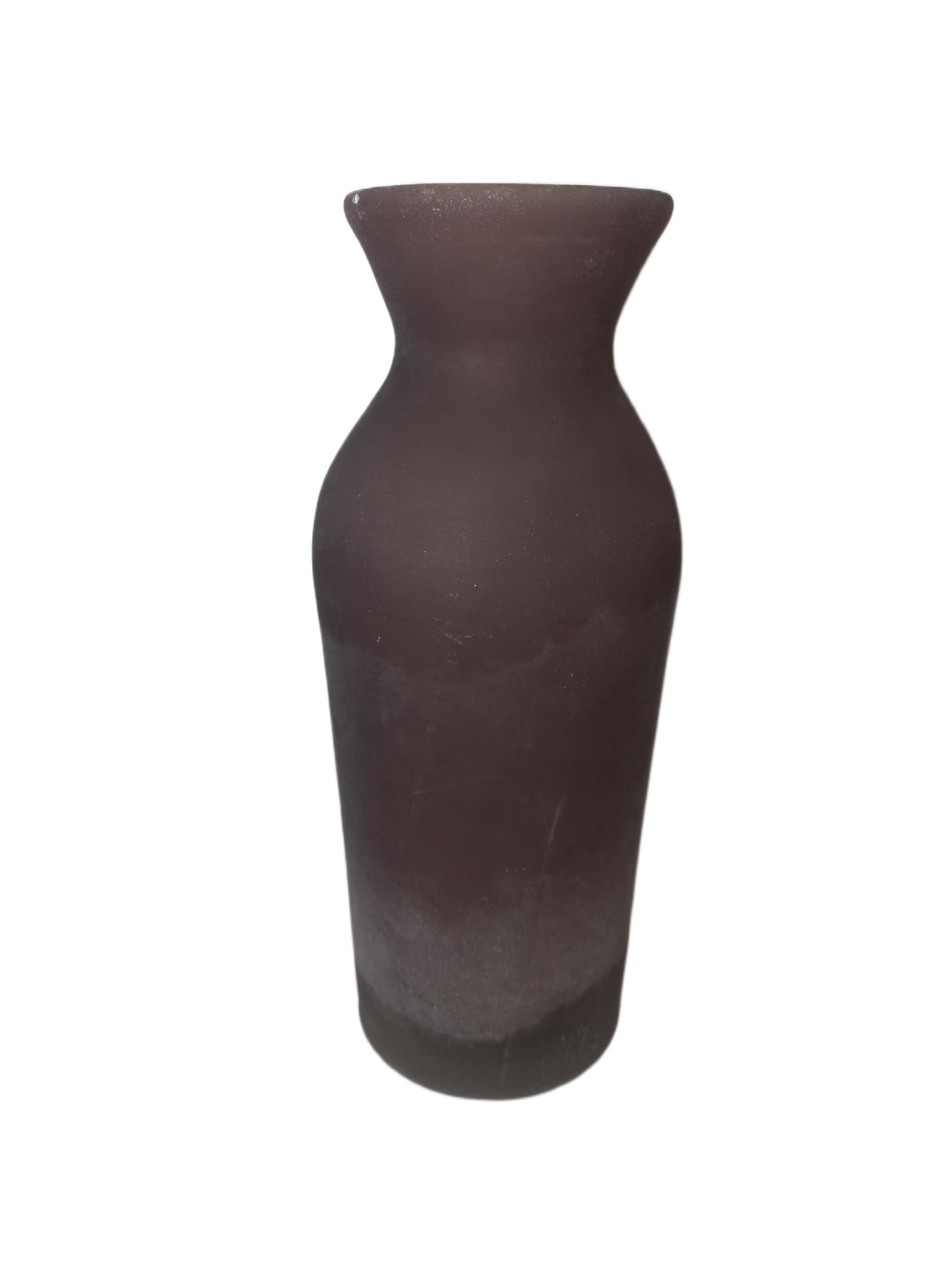 Vaso, floreira em vidro acidato