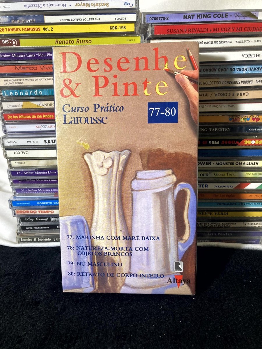 VHS. Desenhe & Pinte - Curso Prático Larousse (Altaya Vol. 77-80)